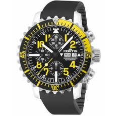 Fortis - 671.24.14 K FORTIS B-42 FORTIS MARINEMASTER CHRONOGRAPH YELLOW WITH BLACK CAOUTCHOUC STRAP | Интернет-магазин оригинальных часов и аксессуаров