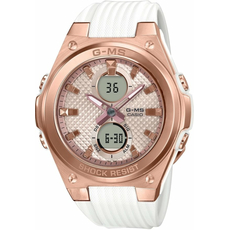 CASIO MSG-C100G-7AER, Варіант кольору: Позолота/Білий | Интернет-магазин оригинальных часов и аксессуаров