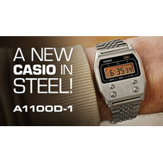 CASIO A1100D-1EF, Варіант кольору: Сталевий, фото 9 | Интернет-магазин оригинальных часов и аксессуаров