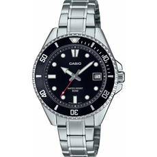CASIO MDV-10D-1A1VEF, Варіант кольору: Сталевий/Чорний | Интернет-магазин оригинальных часов и аксессуаров