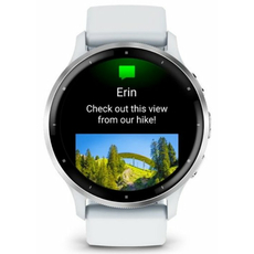 Garmin 010-02784-00 Venu 3 Silver Stainless Steel Bezel with Whitestone Case and Silicone Band, фото 4 | Интернет-магазин оригинальных часов и аксессуаров