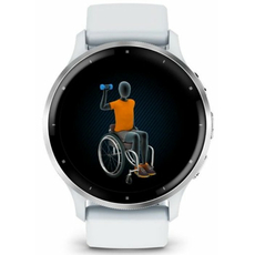 Garmin 010-02784-00 Venu 3 Silver Stainless Steel Bezel with Whitestone Case and Silicone Band, фото 6 | Интернет-магазин оригинальных часов и аксессуаров