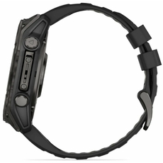 Garmin 010-02905-21 Fenix 8 Amoled 51 мм Sapphire Carbon Grey DLC with Black and Pebble Grey Silicone Band, фото 5 | Интернет-магазин оригинальных часов и аксессуаров