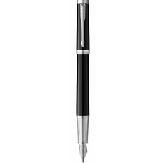 Ручка перьевая Parker INGENUITY Black Lacquer CT FP F 60-111 | Интернет-магазин оригинальных часов и аксессуаров