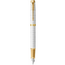 Ручка перьевая Parker IM Premium Pearl GT FP F 24-711 | Интернет-магазин оригинальных часов и аксессуаров