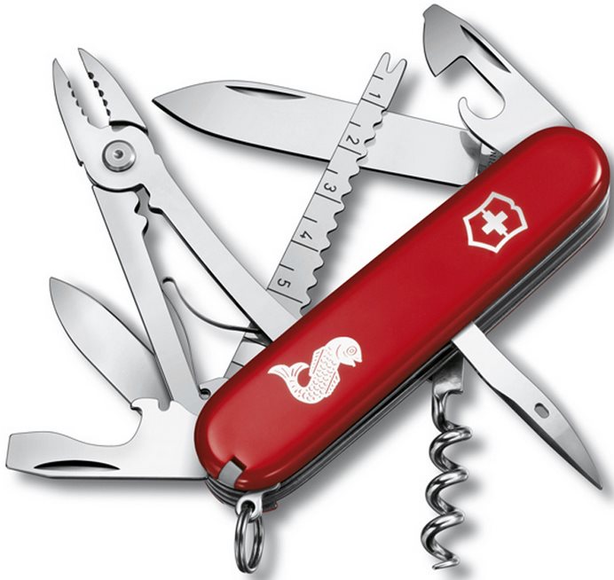 Складной нож Victorinox Angler Vx13653.72 (1.3653.72) - купить по