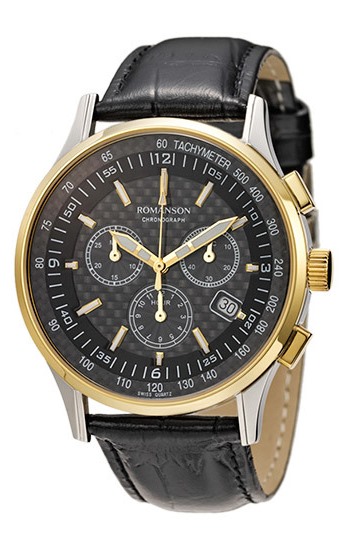 Мужские часы ROMANSON TL4131PM1CA31G(TL4131PM2T BK) - купить по