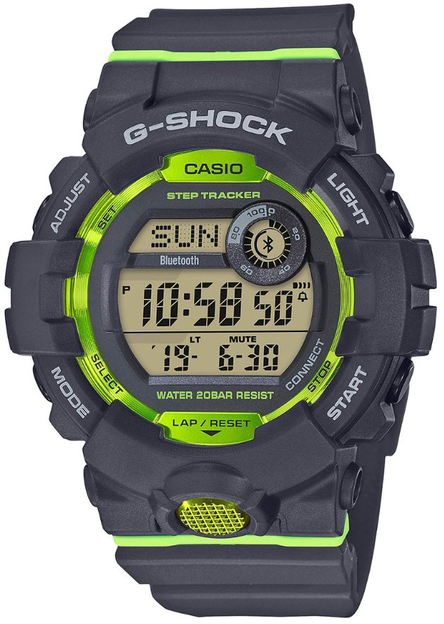 Мужские часы CASIO GBD-800-8ER Bluetooth - купить по цене 8350 в