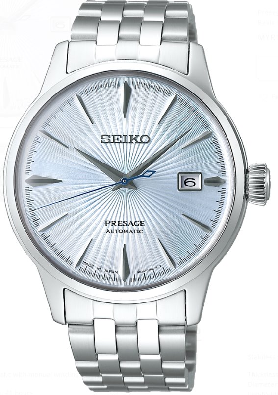 Мужские часы SEIKO SRPE19J1 PRESAGE COCKTAIL TIME SKYDIVING
