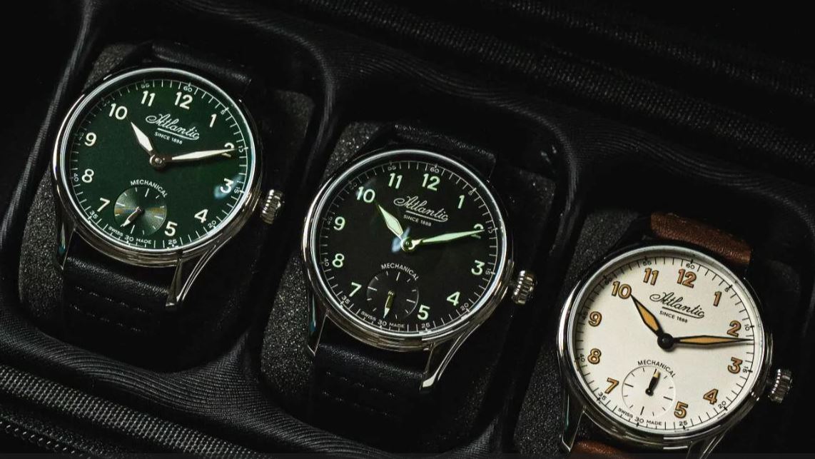 Мужские часы Atlantic 52952.41.63 WORLDMASTER MECHANICAL