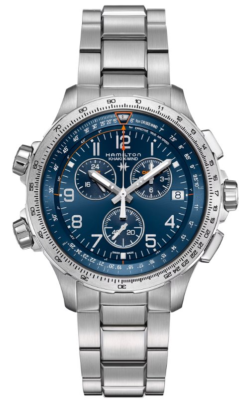 Мужские часы Hamilton H77922141 KHAKI AVIATION X-WIND GMT CHRONO