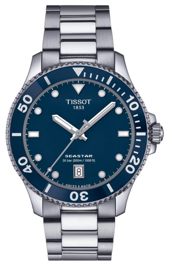 Мужские часы TISSOT T120.410.11.041.00 SEASTAR 1000 40MM - купить