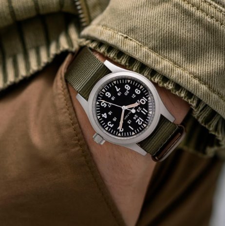 Мужские часы Hamilton H69439931 KHAKI FIELD MECHANICAL - купить по