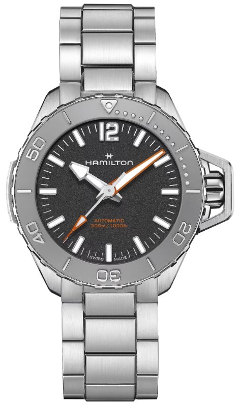 顔剃　68 HAMILTON SWEDISH HIGH STEEL Мужские часы Hamilton H77485130 KHAKI NAVY FROGMAN AUTO - купить