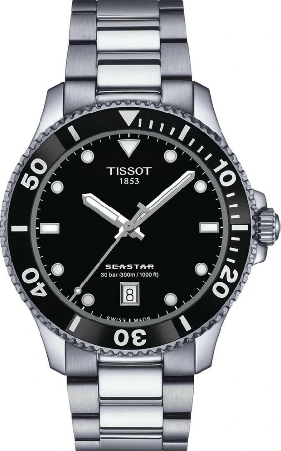 Мужские часы TISSOT T120.410.11.051.00 SEASTAR 1000 40MM - купить