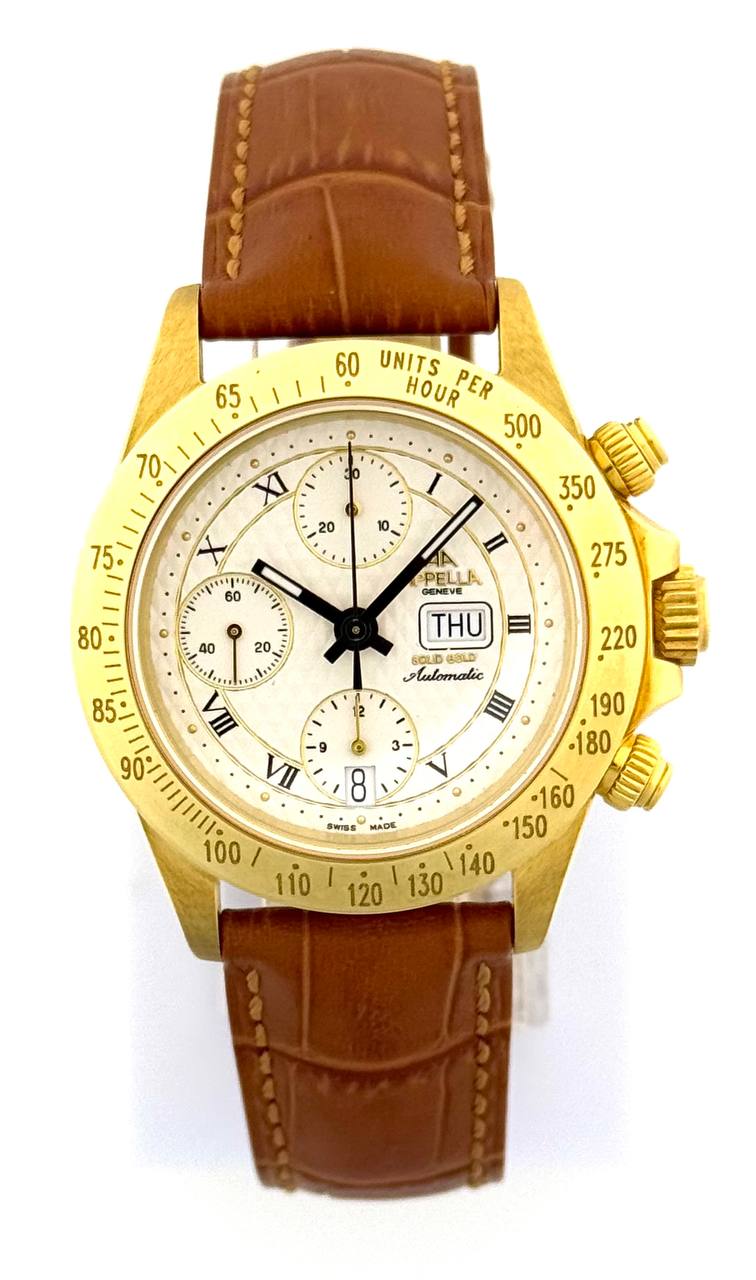 Мужские часы APPELLA AY-823-1111 18K-SOLID GOLD AUTOMATIC