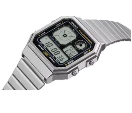 Чоловічий годинник CASIO A130WE-1AEF - купити за ціною 3815 в грн