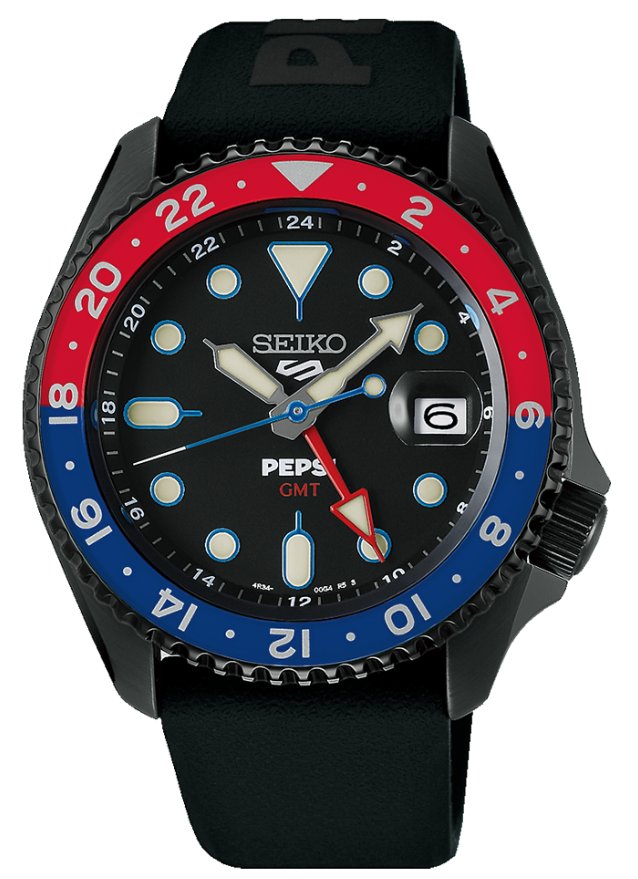 Мужские часы SEIKO SSK047K1 SEIKO 5 SPORTS GMT PEPSI LIMITED