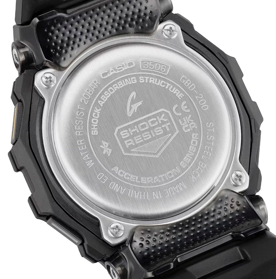 Мужские часы CASIO GBD-200-1A1ER Smart-Bluetooth - купить по цене