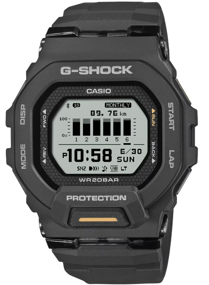 Мужские часы CASIO GBD-200-1A1ER Smart-Bluetooth - купить по цене