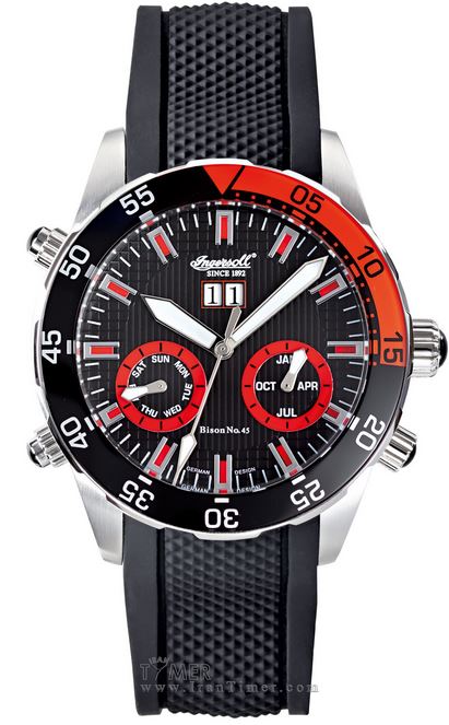 Мужские часы Ingersoll Bison N°45 IN2814BKRD Limited Edition