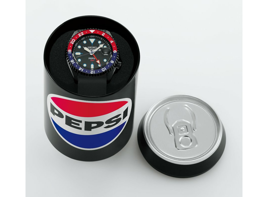 micoco様 Мужские часы SEIKO SSK047K1 SEIKO 5 SPORTS GMT PEPSI LIMITED