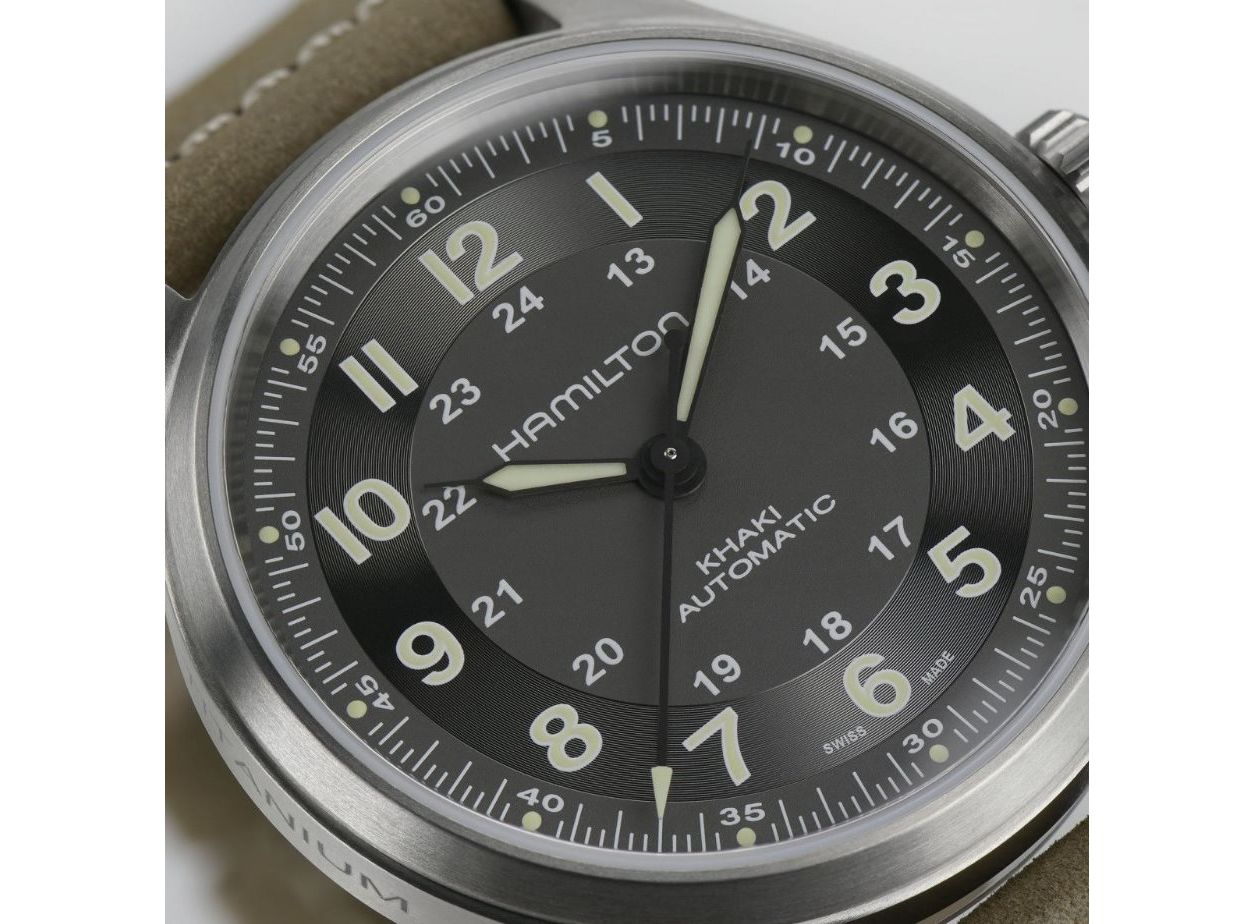 Hamilton titanium field watch hotsell