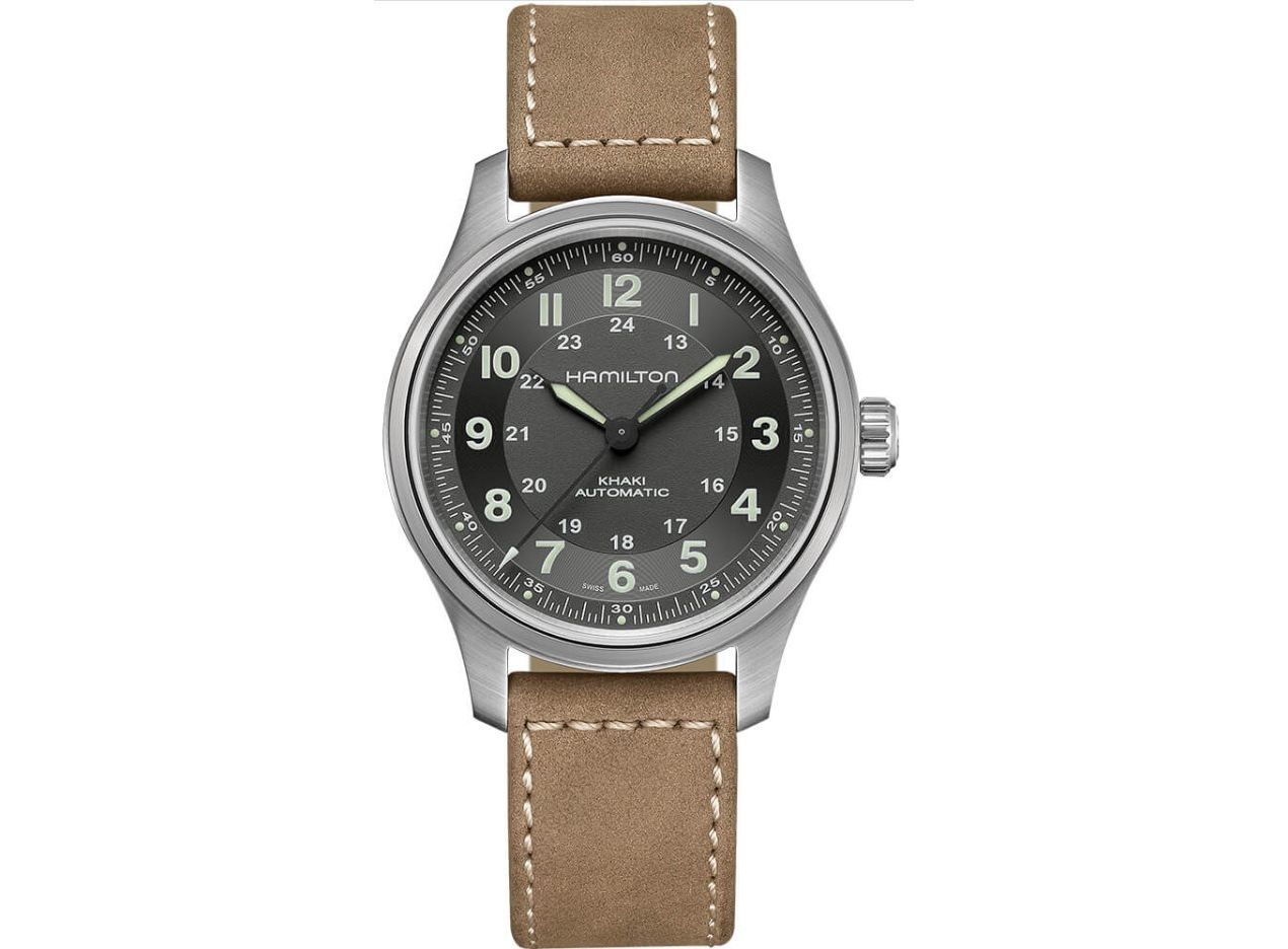 Hamilton H70545550 KHAKI FIELD TITANIUM AUTO 54120 Timeshop