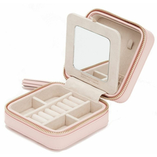 Скринька WOLF 329915 Caroline Zip Case Rose Quartz, фото 5 | Интернет-магазин оригинальных часов и аксессуаров