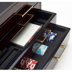 Шкатулка WOLF 460110 Casino Gaming Box Burl, фото 4 | Интернет-магазин оригинальных часов и аксессуаров