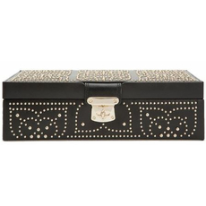 Шкатулка WOLF 308302 Marrakesh Flat Box Black | Интернет-магазин оригинальных часов и аксессуаров