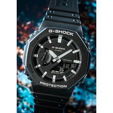 CASIO GA-2100-1AER, Варіант кольору: Чорний, фото 3 | Интернет-магазин оригинальных часов и аксессуаров