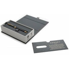 Кулькова ручка 84-832 SONNET 17 Matte Black Lacquer GT BP, фото 2 | Интернет-магазин оригинальных часов и аксессуаров