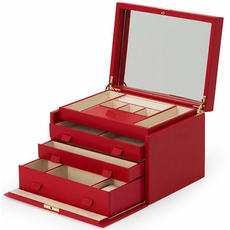 Скринька WOLF 213072 Palermo Large Box Red, фото 3 | Интернет-магазин оригинальных часов и аксессуаров