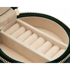 Скринька WOLF 393212 Zoe Travel Round Forest Green, фото 3 | Интернет-магазин оригинальных часов и аксессуаров