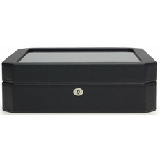 Шкатулка WOLF 458503 Windsor 15 pc Watch Box Blk/Pur | Интернет-магазин оригинальных часов и аксессуаров