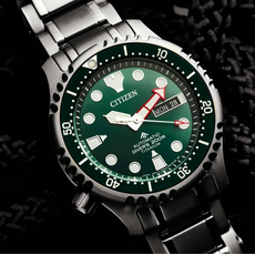 CITIZEN NY0100-50XE PROMASTER DIVER TITANIUM, Варіант кольору: Зелений, фото 3 | Интернет-магазин оригинальных часов и аксессуаров