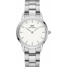 Daniel Wellington DW00100205 Iconic Link 32 Silver White | Интернет-магазин оригинальных часов и аксессуаров