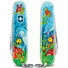 Складной нож Victorinox My First Children Set Dolphin Vx02373.E1, фото 2 | Интернет-магазин оригинальных часов и аксессуаров