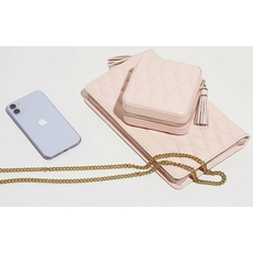 Скринька WOLF 324015 Caroline Large Jewelry Portfolio  - Rose Quartz, фото 2 | Интернет-магазин оригинальных часов и аксессуаров