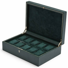 Шкатулка WOLF 792741 British Racing 10 PC Watch Box Green, фото 5 | Интернет-магазин оригинальных часов и аксессуаров