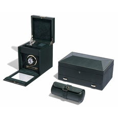 Шкатулка WOLF 792941 British Racing Triple Watch Roll w/ Capsule Green, фото 3 | Интернет-магазин оригинальных часов и аксессуаров