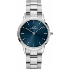 Daniel Wellington DW00100458 Iconic Link Arctic 36 S Blue | Интернет-магазин оригинальных часов и аксессуаров