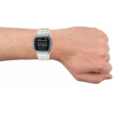 CASIO A168XES-1BEF, Вариации товара: Прозрачный/Черный, фото 6 | Интернет-магазин оригинальных часов и аксессуаров