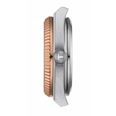 TISSOT T931.207.41.336.00 PRX 35MM POWERMATIC 80 STEEL & 18K GOLD BEZEL, фото 2 | Интернет-магазин оригинальных часов и аксессуаров