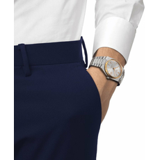 TISSOT T931.407.41.031.01 PRX POWERMATIC 80 STEEL & 18K GOLD BEZEL, фото 4 | Интернет-магазин оригинальных часов и аксессуаров