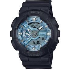CASIO GA-110CD-1A2ER, Варіант кольору: Чорний/Блакитний | Интернет-магазин оригинальных часов и аксессуаров