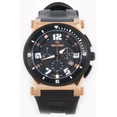 Seculus 4496.2.503 black, ss-rose ipb, silicon | Интернет-магазин оригинальных часов и аксессуаров