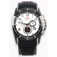Seculus 4497.2.503 white-black, ss-ibp, silicon | Интернет-магазин оригинальных часов и аксессуаров