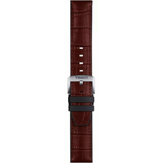 Tissot T852.046.767 brown leather and rubber parts strap lugs 22 mm | Интернет-магазин оригинальных часов и аксессуаров
